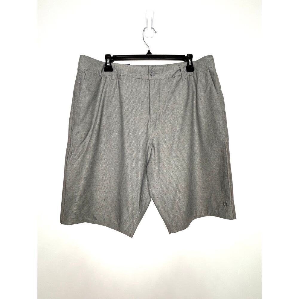 Hang Ten Hybrid Walk short Men's Sz 36 Gray Casual Golf Preppy Athleisure NWT